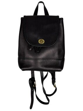 Coach Vintage 9960 Leather Black Daypack Backpack